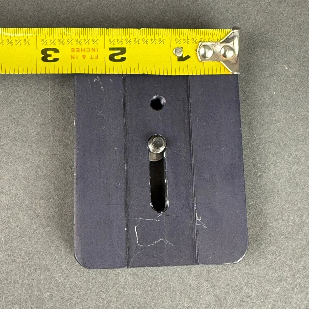 Vintage Large Camera Tripod Quick Release Plate 1/4-20 Screw